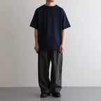 MERINO WOOL T-SHIRT #LIGHT NAVY [6021-1702]