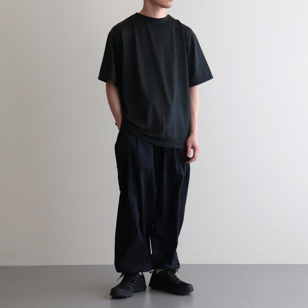 MERINO WOOL T-SHIRT #CHARCOAL GREY [6021-1702]