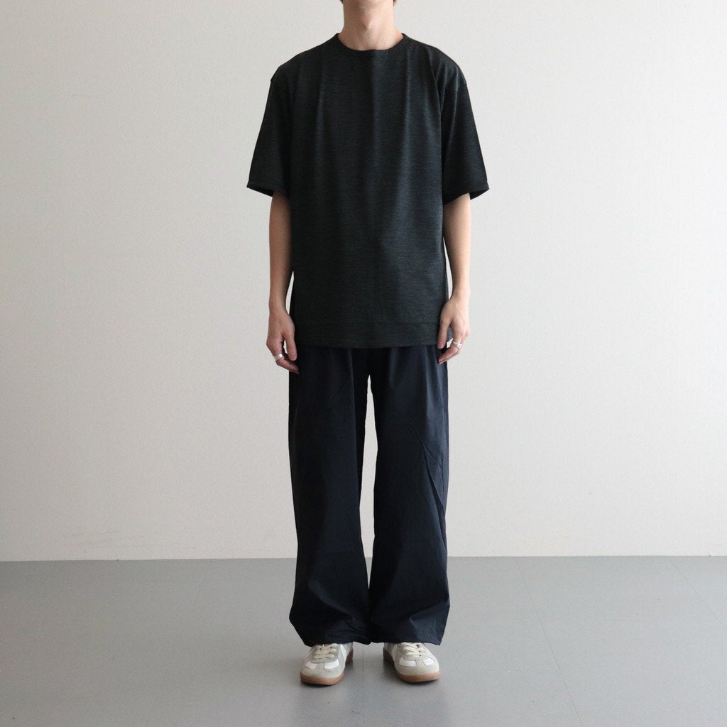 MERINO WOOL T-SHIRT #CHARCOAL GREY [6021-1702]