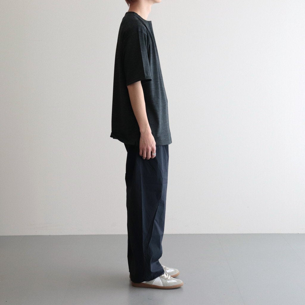 MERINO WOOL T-SHIRT #CHARCOAL GREY [6021-1702]