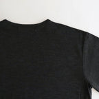 MERINO WOOL T-SHIRT #CHARCOAL GREY [6021-1702]