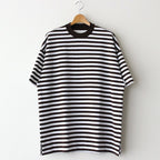 BOX TEE S/S #BRW X WHT [A23A-15CS01B]