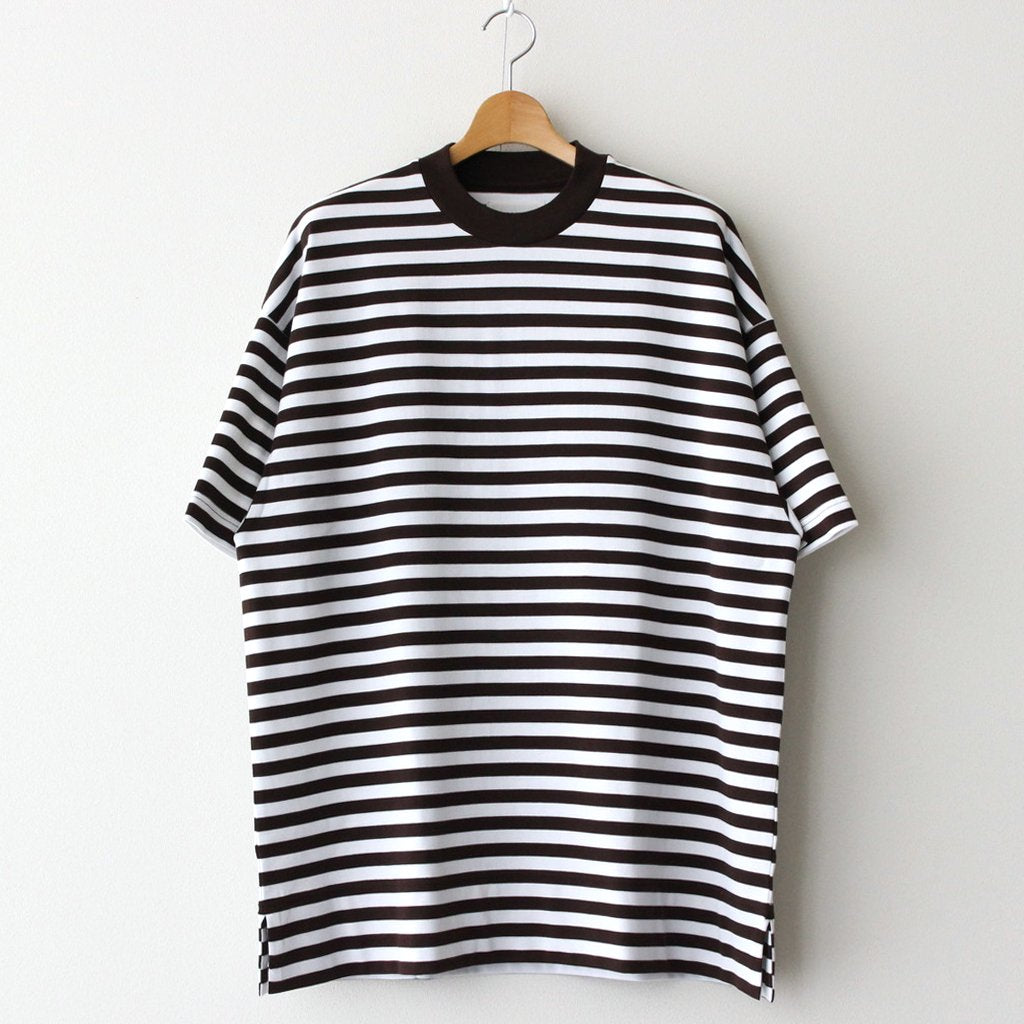 BOX TEE S/S #BRW X WHT [A23A-15CS01B]