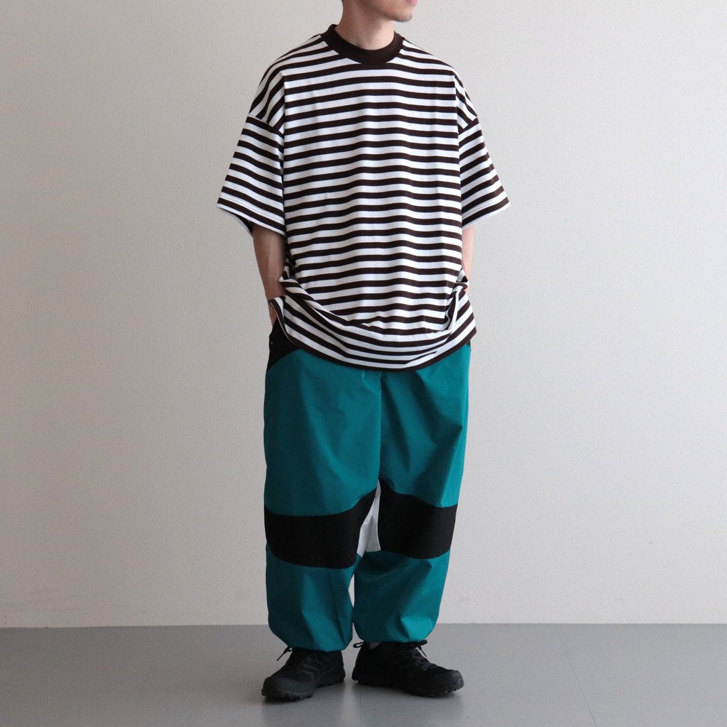 BOX TEE S/S #BRW X WHT [A23A-15CS01B]