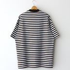 BOX TEE S/S #BRW X WHT [A23A-15CS01B]