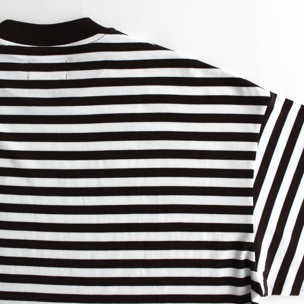 BOX TEE S/S #BRW X WHT [A23A-15CS01B]