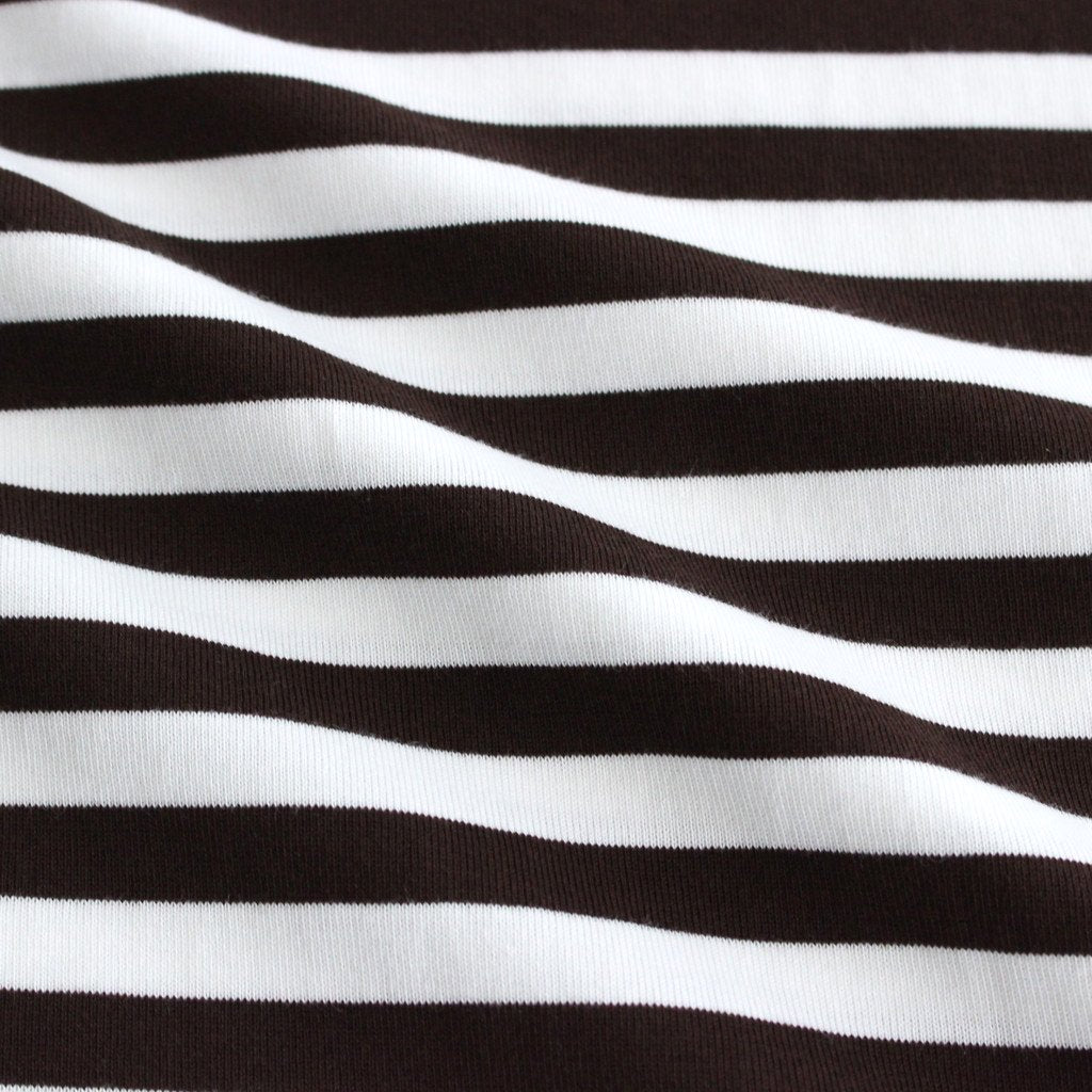 BOX TEE S/S #BRW X WHT [A23A-15CS01B]