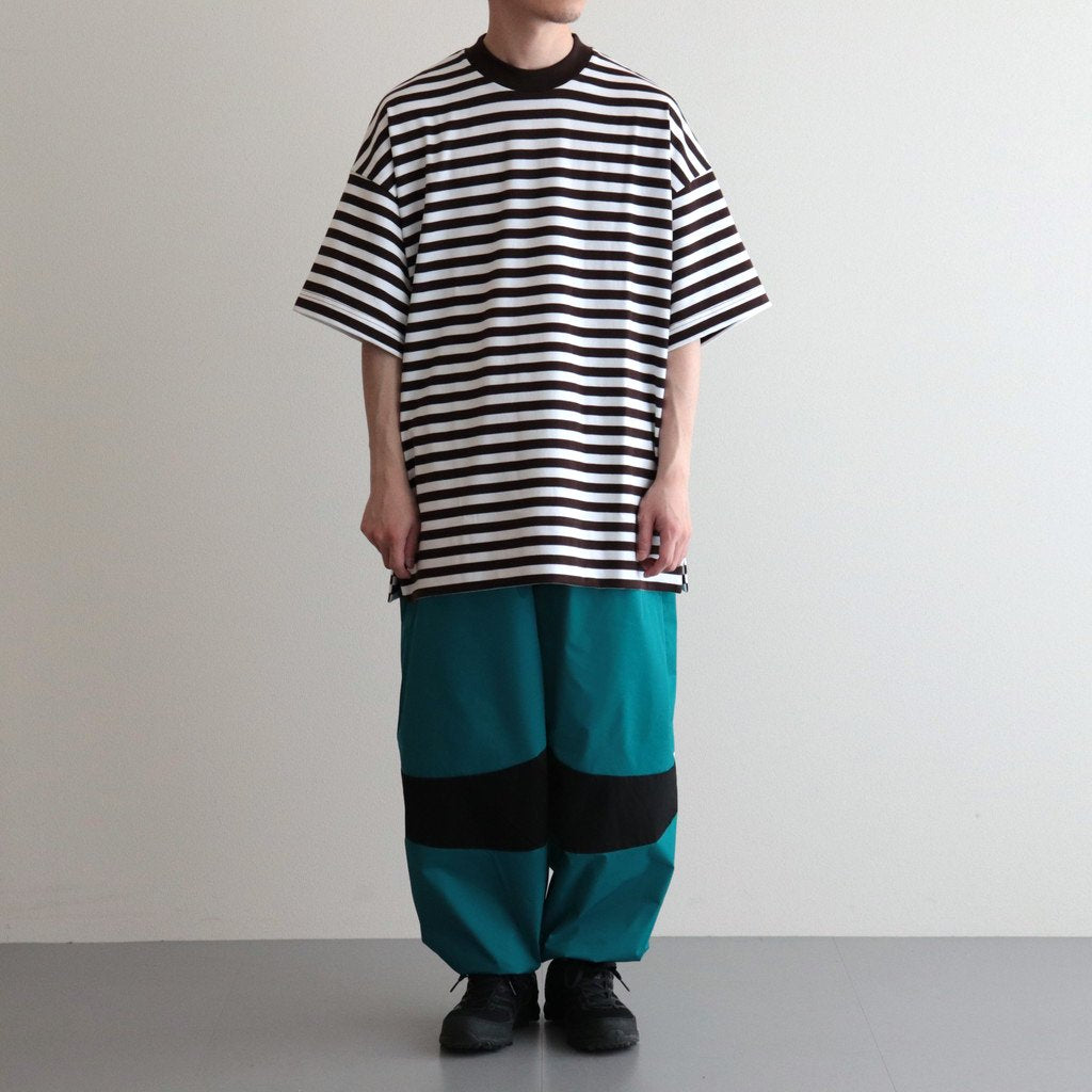 BOX TEE S/S #BRW X WHT [A23A-15CS01B]