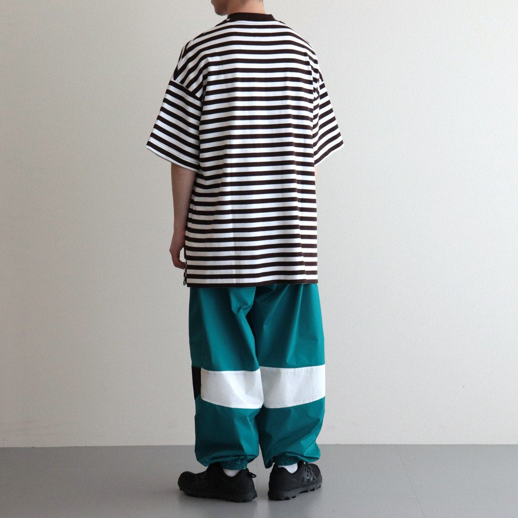 BOX TEE S/S #BRW X WHT [A23A-15CS01B]