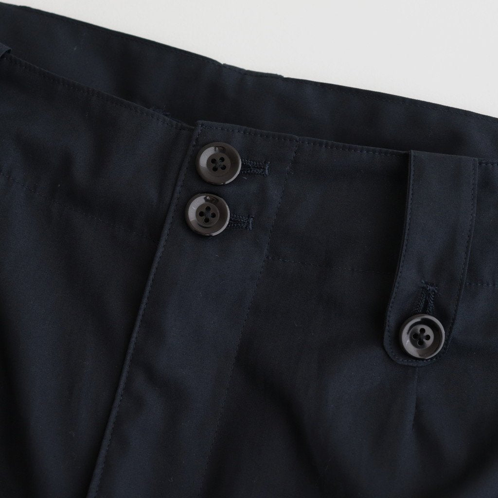 GABARDINE COMBAT TROUSERS #NAVY [9031-1401] _ Caledoor