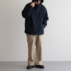 GABARDINE BRITISH SHORT BLOUSON #NAVY [6031-2501]