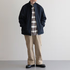 GABARDINE BRITISH SHORT BLOUSON #NAVY [6031-2501]