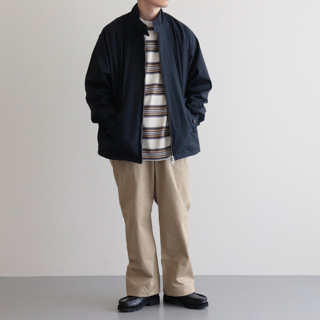 GABARDINE BRITISH SHORT BLOUSON #NAVY [6031-2501]