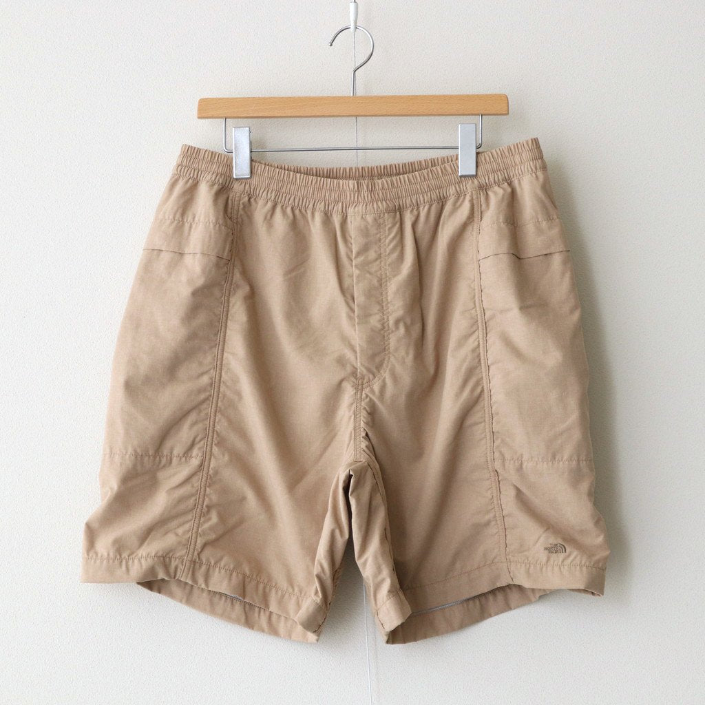 POLYESTER LINEN FIELD SHORTS #BEIGE [NT4304N]