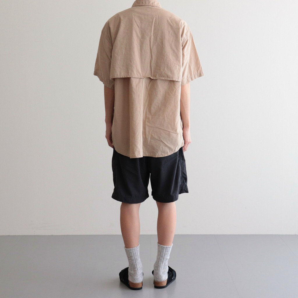 POLYESTER LINEN FIELD H/S SHIRT #BEIGE [NT3320N] _ THE NORTH FACE PURPLE  LABEL | ザ ノースフェイス パープルレーベル – Diffusion