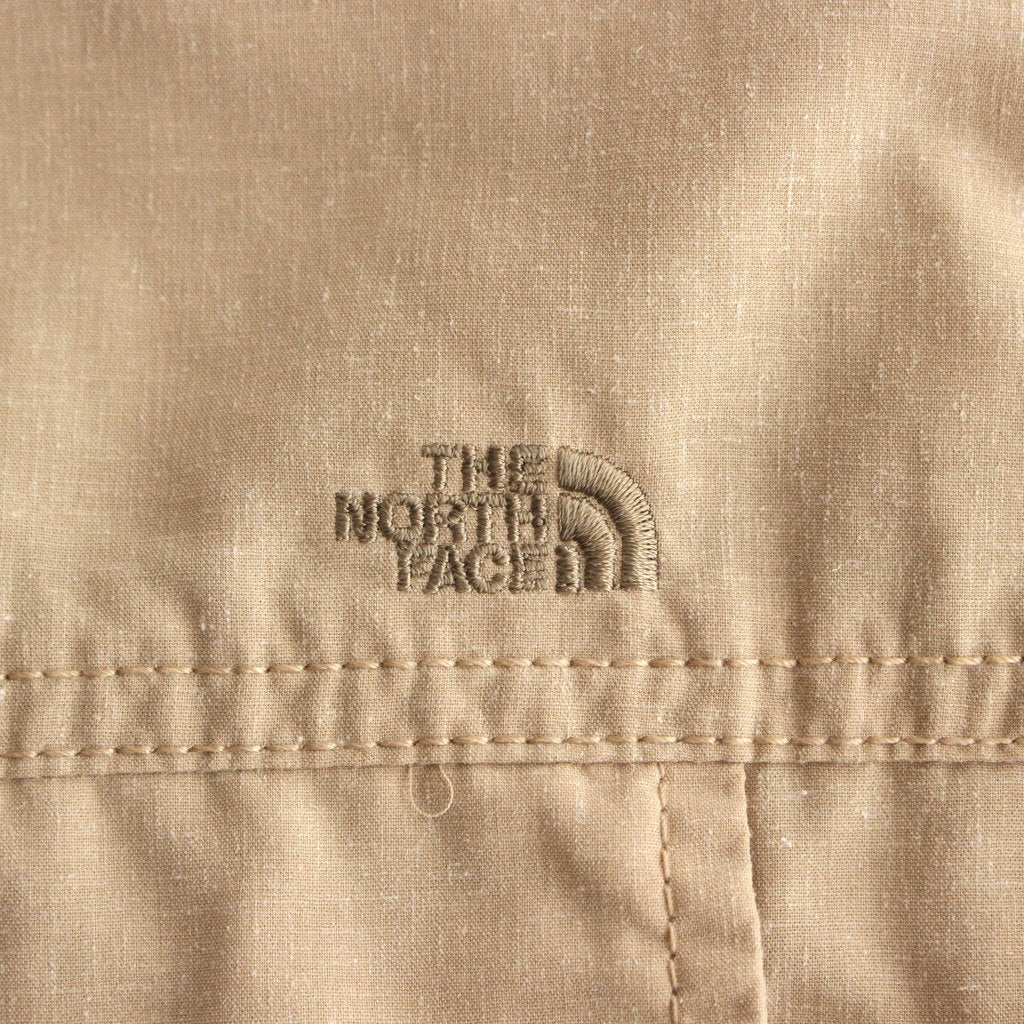 POLYESTER LINEN FIELD H/S SHIRT #BEIGE [NT3320N]