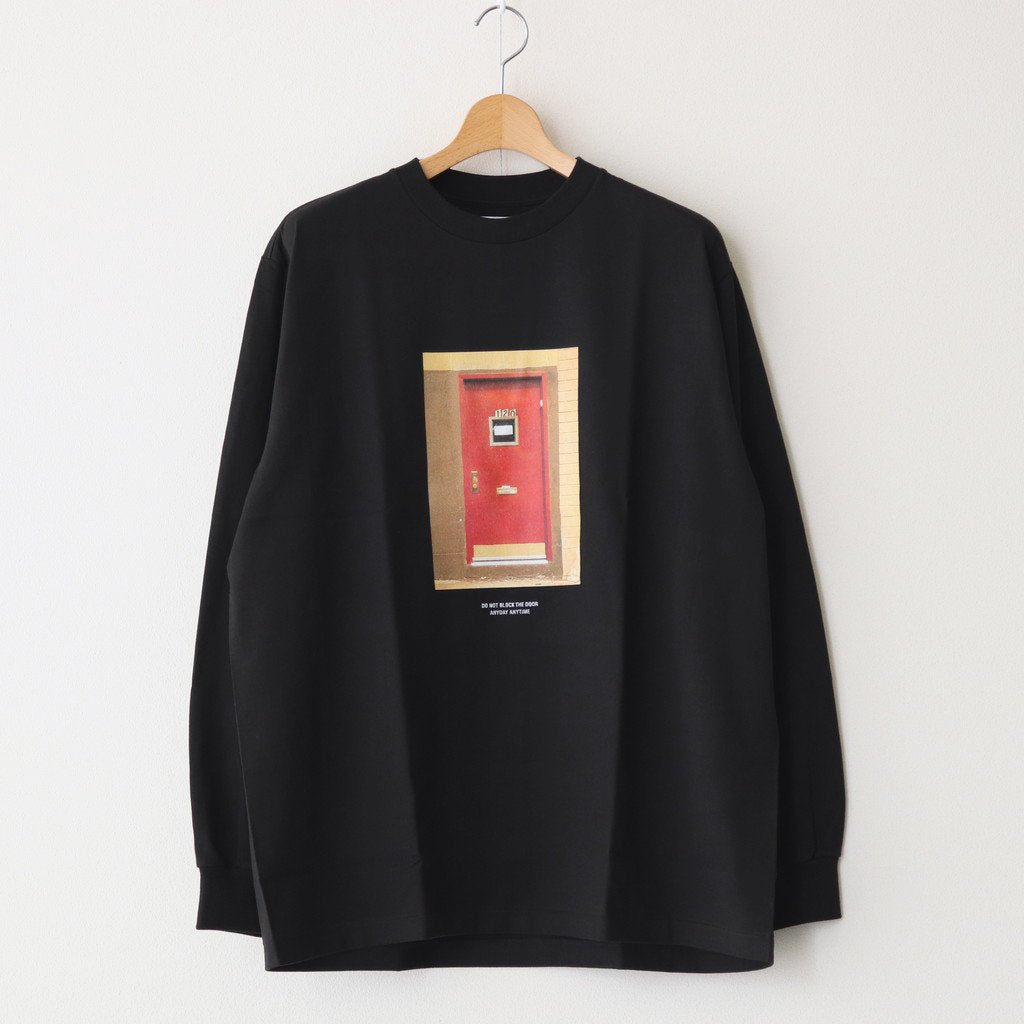 TEE L/S YUJI TAKEUCHI DOOR 120 RED #BLACK [M23A-20CS01C]