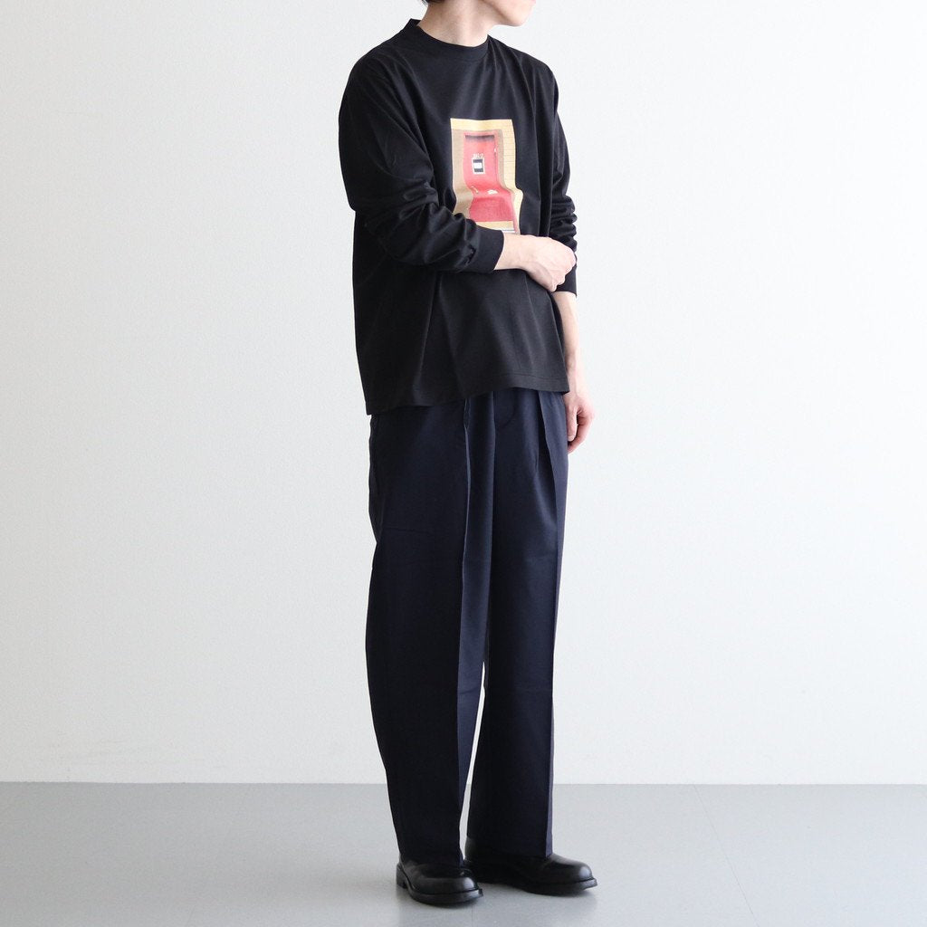 TEE L/S YUJI TAKEUCHI DOOR 120 RED #BLACK [M23A-20CS01C]