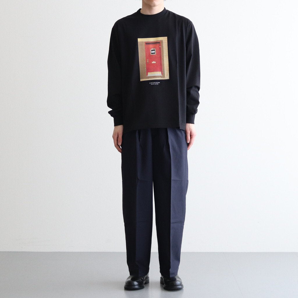 TEE L/S YUJI TAKEUCHI DOOR 120 RED #BLACK [M23A-20CS01C]