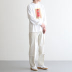 TEE L/S YUJI TAKEUCHI DOOR 120 RED #WHITE [M23A-20CS01C]