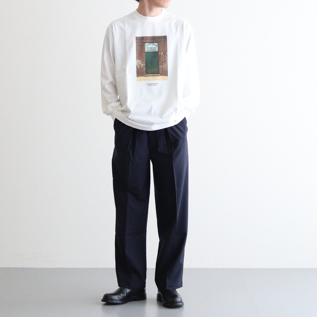 TEE L/S YUJI TAKEUCHI DOOR 34 NURMAN AVE #WHITE [M23A-20CS02C]