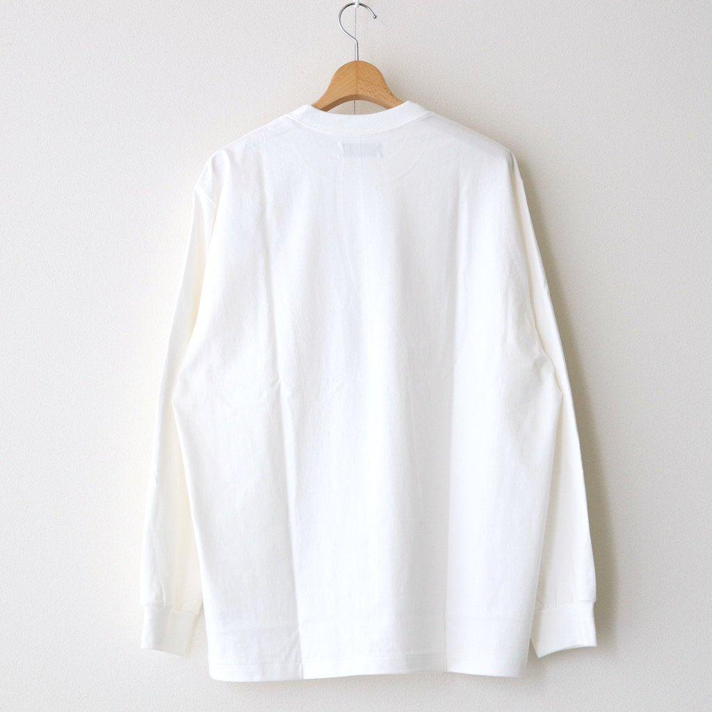 TEE L/S YUJI TAKEUCHI DOOR 34 NURMAN AVE #WHITE [M23A-20CS02C] _