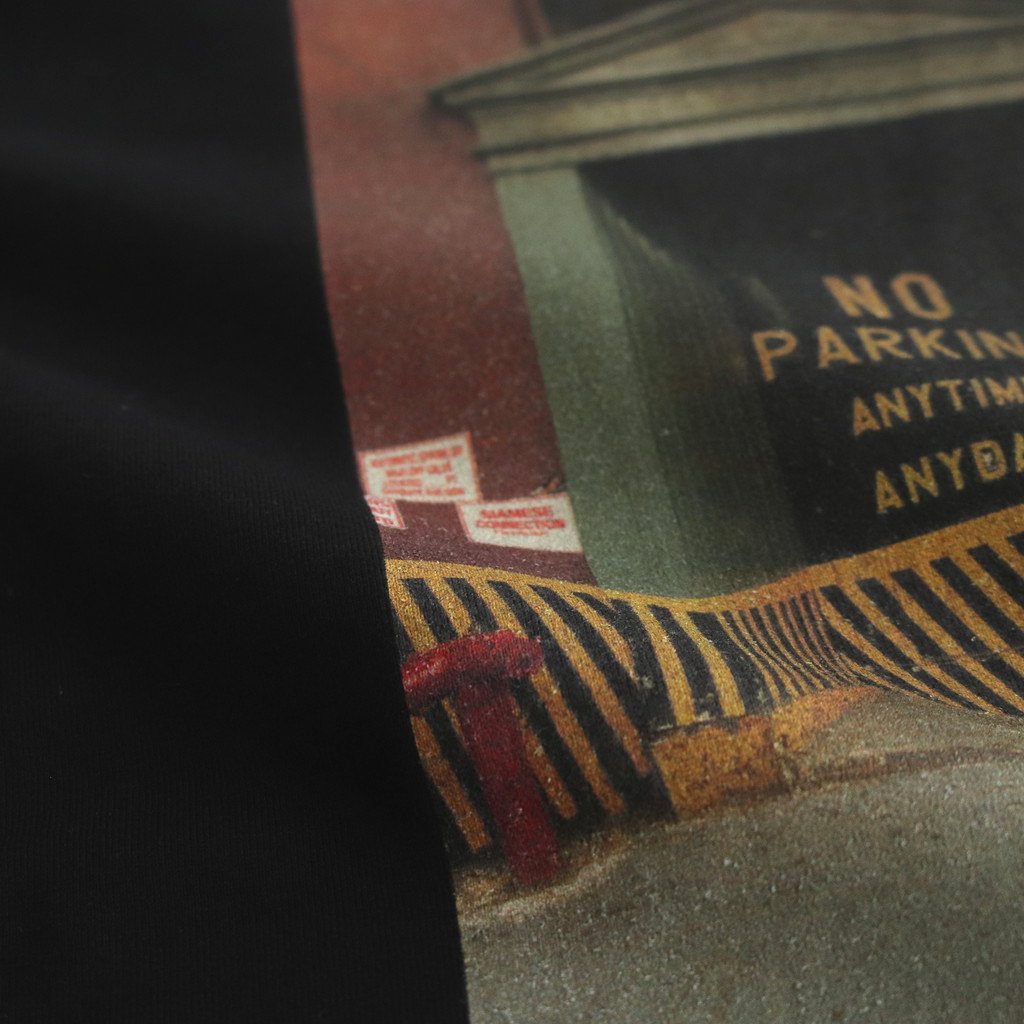 TEE L/S YUJI TAKEUCHI DOOR NO PARKING #BLACK [M23A-20CS03C]