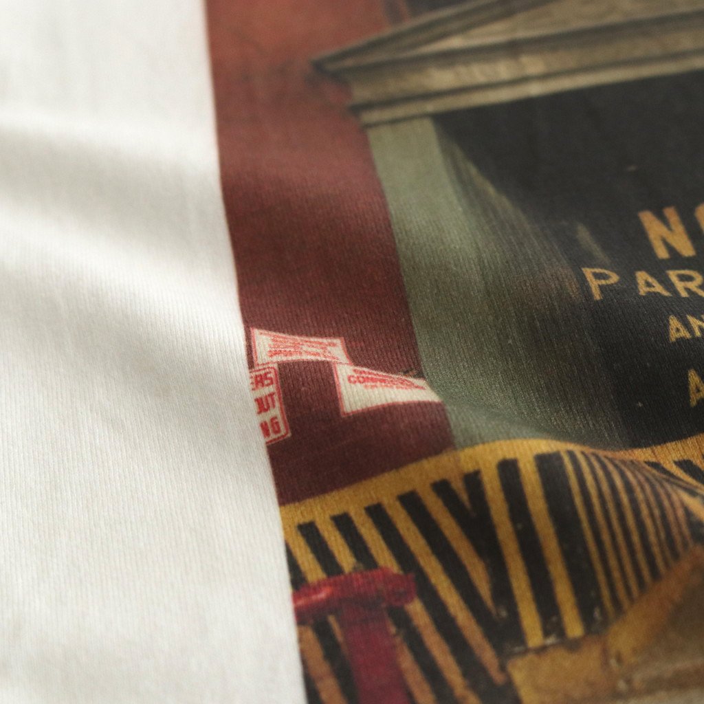 TEE L/S YUJI TAKEUCHI DOOR NO PARKING #WHITE [M23A-20CS03C]