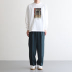 TEE L/S YUJI TAKEUCHI DOOR NO PARKING #WHITE [M23A-20CS03C]