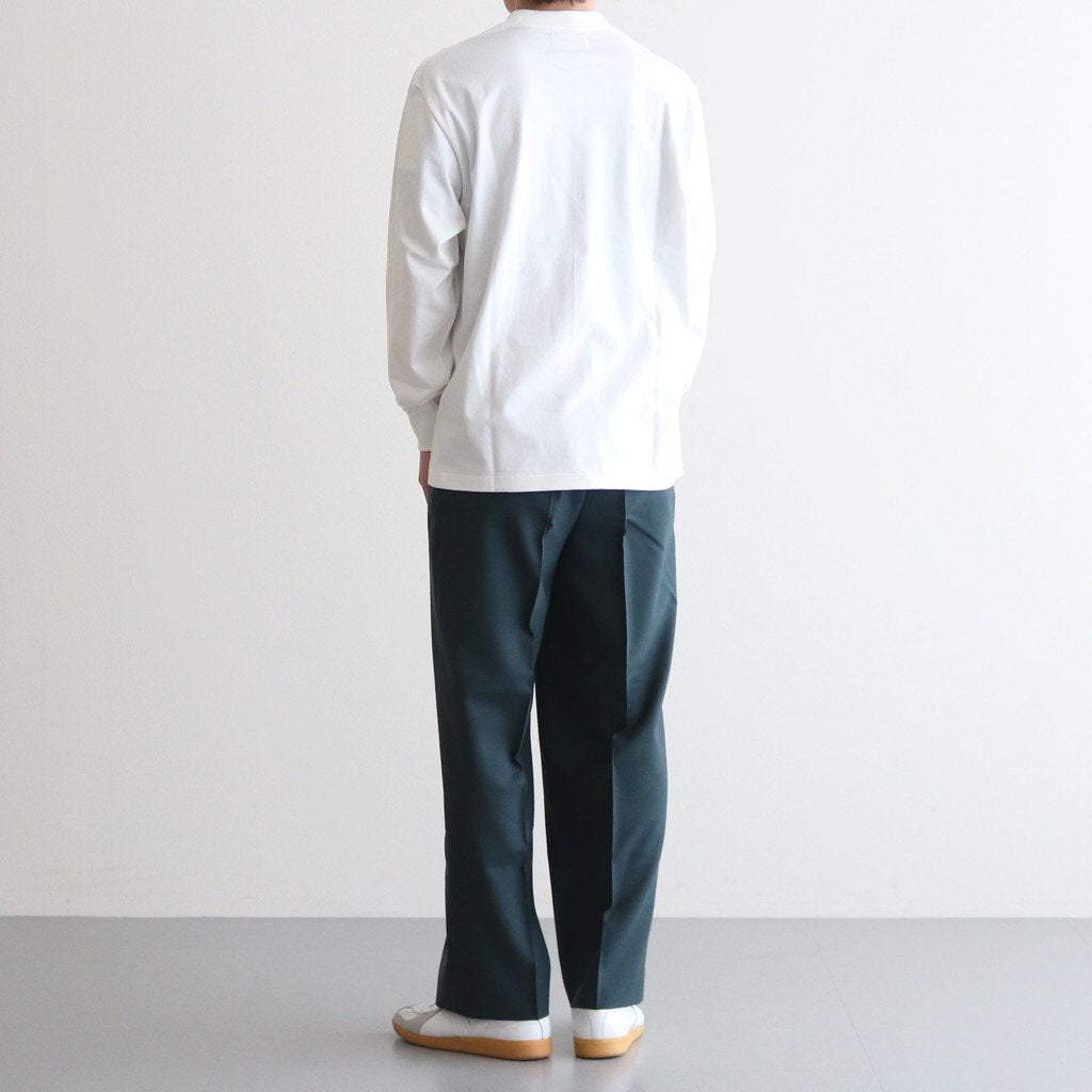 TEE L/S YUJI TAKEUCHI DOOR NO PARKING #WHITE [M23A-20CS03C]