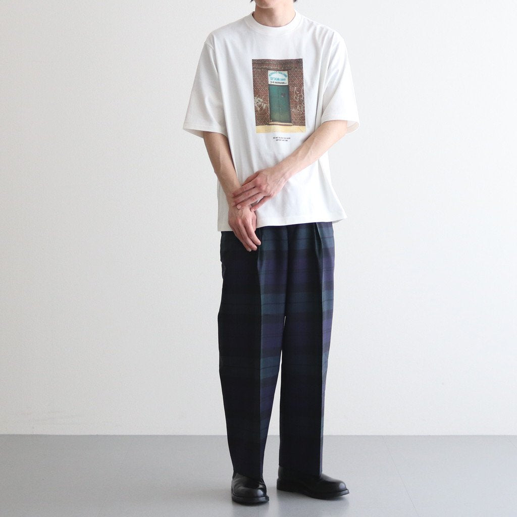 TEE S/S YUJI TAKEUCHI DOOR 34 NURMAN AVE #WHITE [M23A-20CS02B]