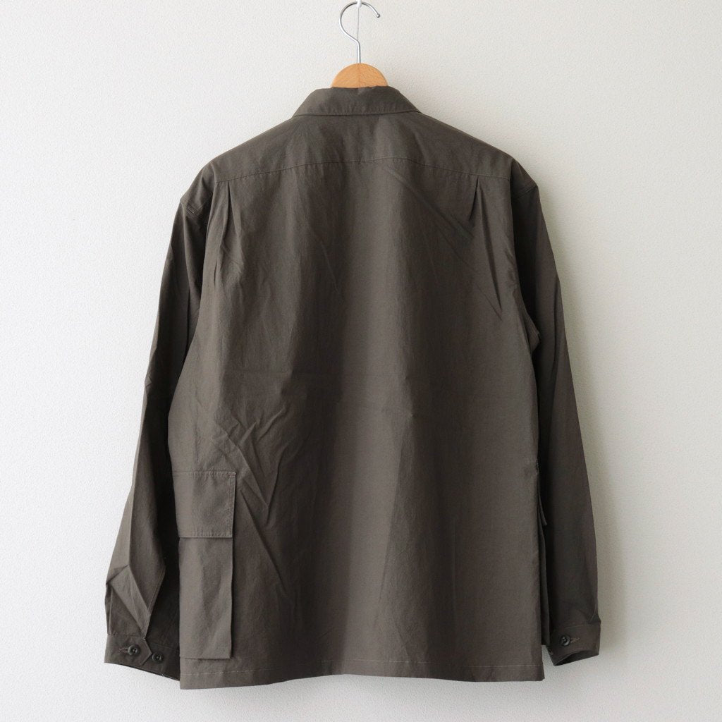 UTILITY LS SHIRT JACKET #CARBON [PMAP-SJ02] _ PHIGVEL MAKERS & Co