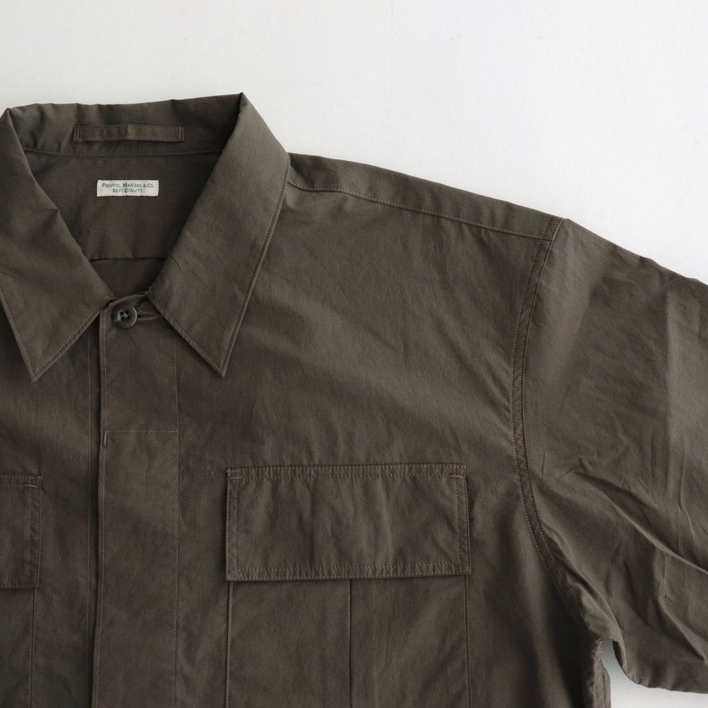 UTILITY LS SHIRT JACKET #CARBON [PMAP-SJ02] _ PHIGVEL MAKERS & Co