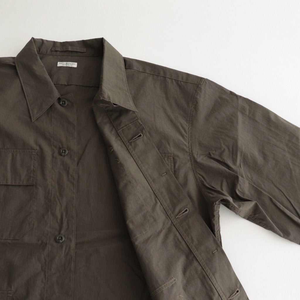 UTILITY LS SHIRT JACKET #CARBON [PMAP-SJ02] _ PHIGVEL MAKERS & Co