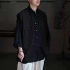 SAFARI VEST #DARK BROWN [M23B-01BL01A]