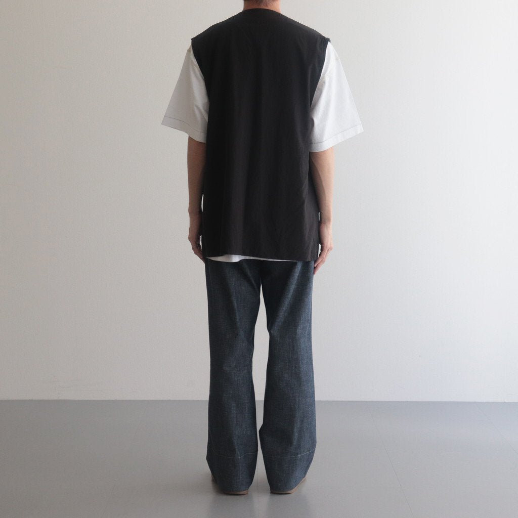 SAFARI VEST #DARK BROWN [M23B-01BL01A]