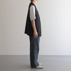 SAFARI VEST #DARK BROWN [M23B-01BL01A]