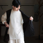 SAFARI VEST #DARK BROWN [M23B-01BL01A]