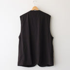 SAFARI VEST #DARK BROWN [M23B-01BL01A]