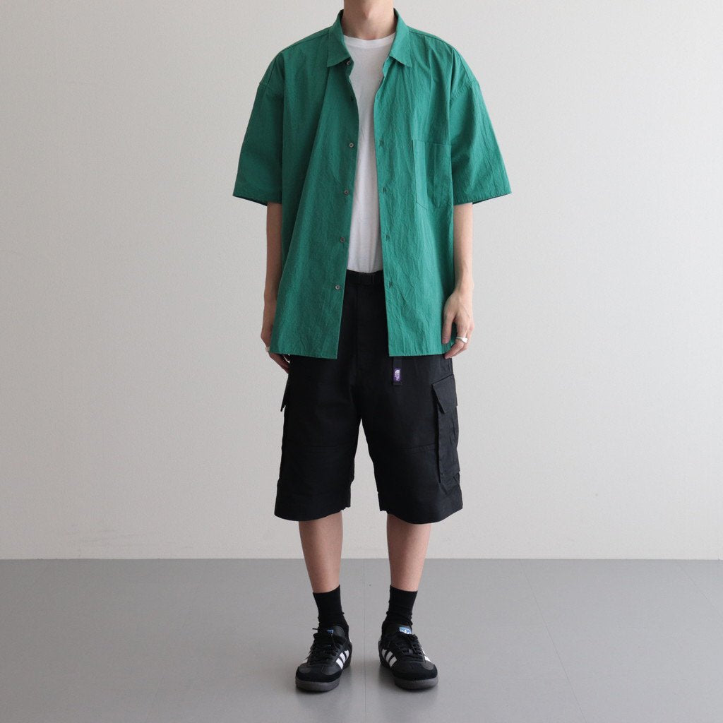 OOAL H/S WIND SHIRT #SEA GREEN [SUGS314] _ nanamica | ナナミカ