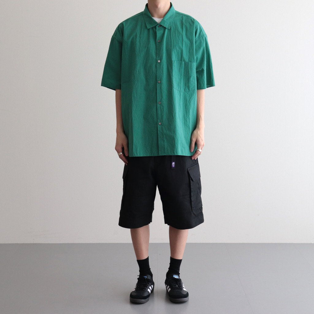 OOAL H/S WIND SHIRT #SEA GREEN [SUGS314] _ nanamica | ナナミカ