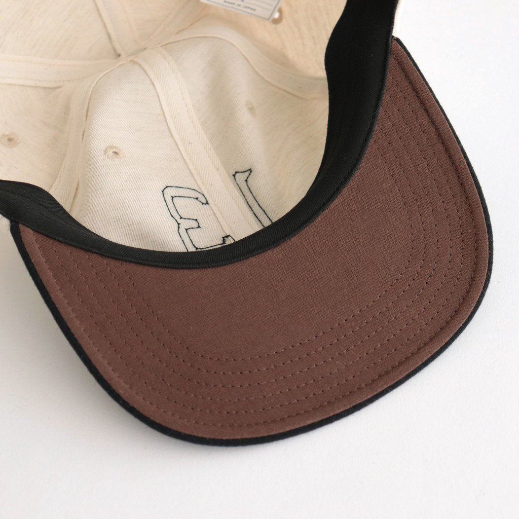 CLASSIC BASEBALL CAP-13 #IVORY [V01003] _ SOLARIS HATMAKERS&CO