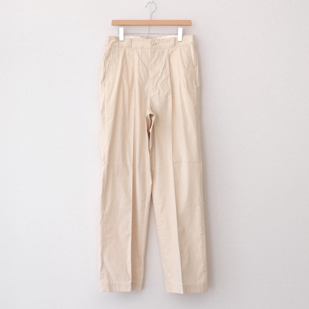 FRONT TUCK ARMY TROUSER #BUTTER [231OJ-PT08] _ OLD JOE BRAND