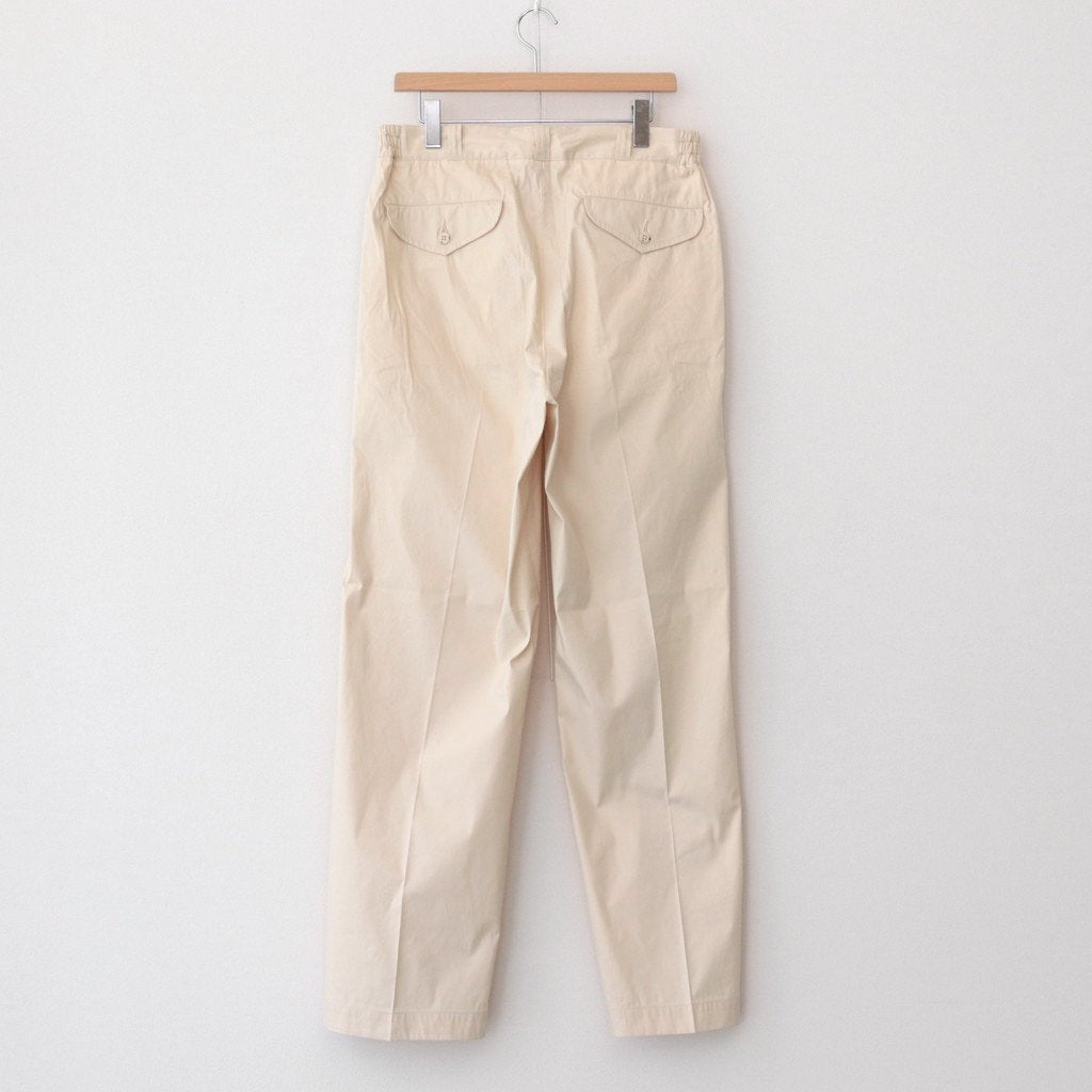 FRONT TUCK ARMY TROUSER #BUTTER [231OJ-PT08] _ OLD JOE BRAND