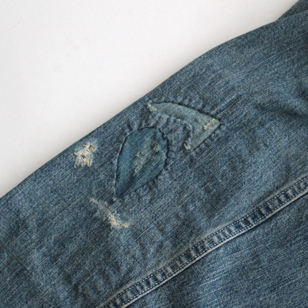 FLAP TWO-POCKET LIBERTY JACKET / SCAR FACE #FADE INDIGO [231OJ