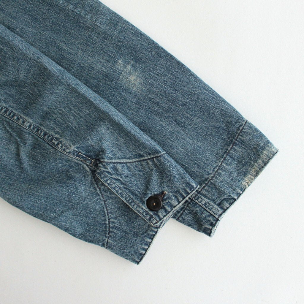 FLAP TWO-POCKET LIBERTY JACKET / SCAR FACE #FADE INDIGO [231OJ