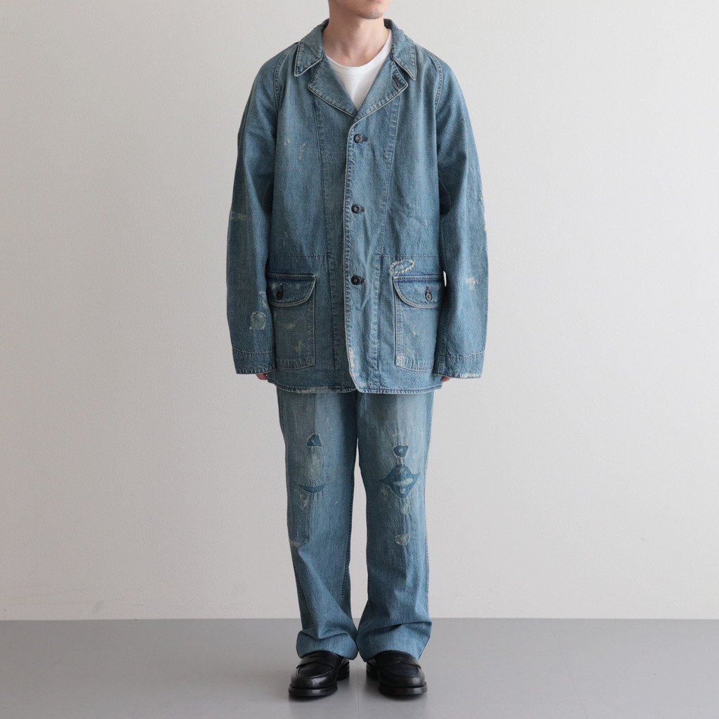 FLAP TWO-POCKET LIBERTY JACKET / SCAR FACE #FADE INDIGO [231OJ