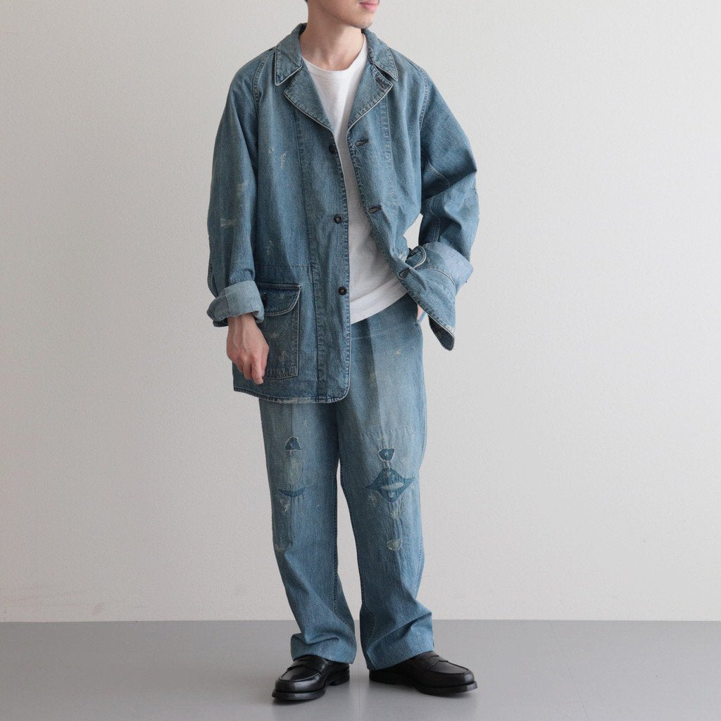 FLAP TWO-POCKET LIBERTY JACKET / SCAR FACE #FADE INDIGO [231OJ