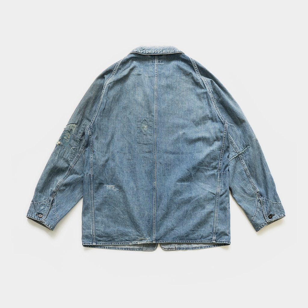 FLAP TWO-POCKET LIBERTY JACKET / SCAR FACE #FADE INDIGO [231OJ