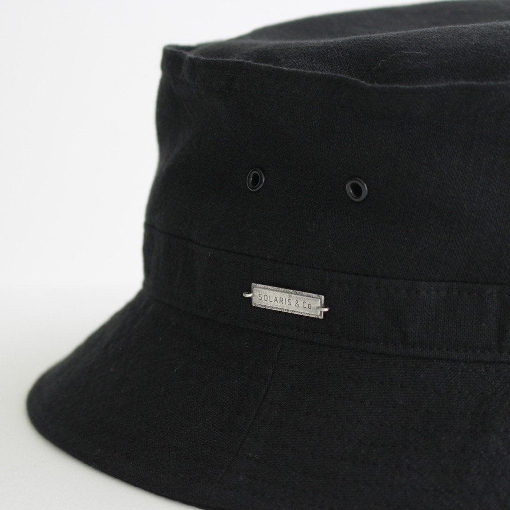 ROLL HAT-LAZYBOY #BLACK [V01011] _ SOLARIS HATMAKERS & Co